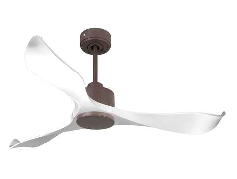 Ventilador de techo Reversible Termostato Wifi Motor DC Techos Inclinados Mando a Distancia Adaptador 2/3 Aspas Hypersilence Memoria 1