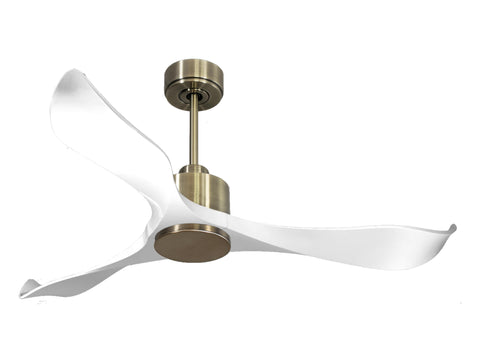 Ventilador de techo Reversible Termostato Wifi Motor DC Techos Inclinados Mando a Distancia Adaptador 2/3 Aspas Hypersilence Memoria 1