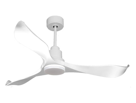 Ventilador de techo Reversible Termostato Dimable Wifi Motor DC Techos Inclinados Mando a Distancia Luz tres tonos Adaptador 2/3 Aspas Hypersilence Memoria 1