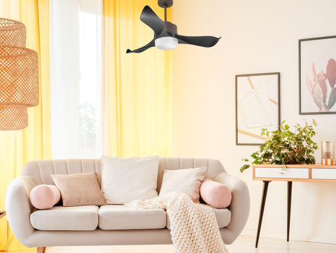 Ventilador de Techo Ultra silencioso de bajo consumo DC VulcanoD106C02LED65400