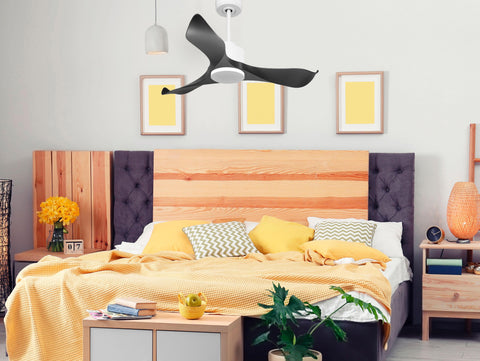 Ventilador de techo Reversible Termostato Wifi Motor DC Techos Inclinados Mando a Distancia Adaptador 2/3 Aspas Hypersilence Memoria 5