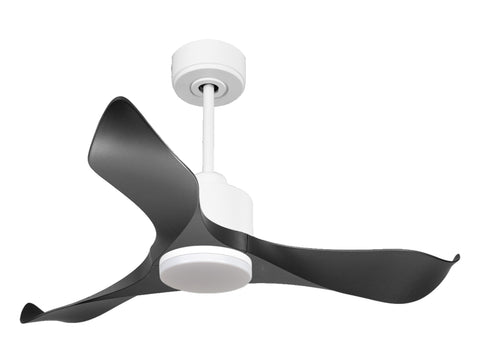 Ventilador de techo Reversible Termostato Dimable Wifi Motor DC Techos Inclinados Mando a Distancia Luz tres tonos Adaptador 2/3 Aspas Hypersilence Memoria 1