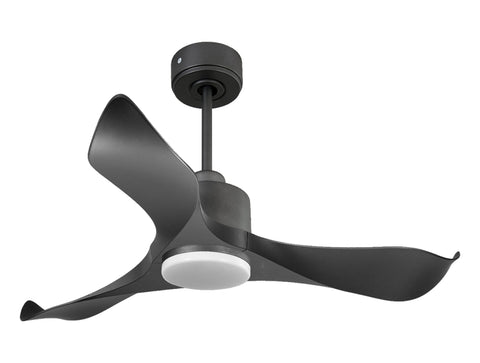 Ventilador de techo Reversible Termostato Dimable Wifi Motor DC Techos Inclinados Mando a Distancia Luz tres tonos Adaptador 2/3 Aspas Hypersilence Memoria 1