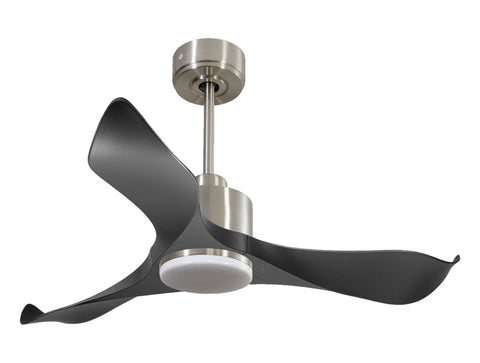 Ventilador de techo Reversible Termostato Dimable Wifi Motor DC Techos Inclinados Mando a Distancia Luz tres tonos Adaptador 2/3 Aspas Hypersilence Memoria 1