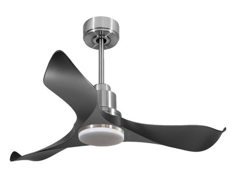 Ventilador de techo Reversible Termostato Dimable Wifi Motor DC Techos Inclinados Mando a Distancia Luz tres tonos Adaptador 2/3 Aspas Hypersilence Memoria 1