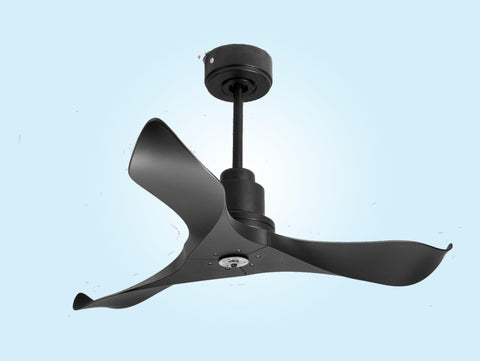 Ventilador de techo Reversible Termostato Dimable Wifi Motor DC Techos Inclinados Mando a Distancia Luz tres tonos Adaptador 2/3 Aspas Hypersilence Memoria 2