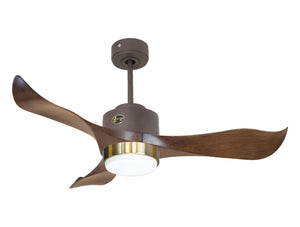 Ventilador de Techo Ultra silencioso de bajo consumo DC WakatobiD106C02LED65404