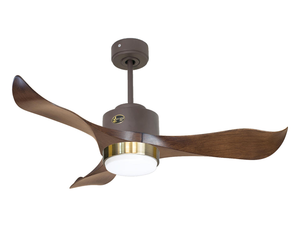 Ventilador de Techo Ultra silencioso de bajo consumo DC WakatobiD106C02LED65404