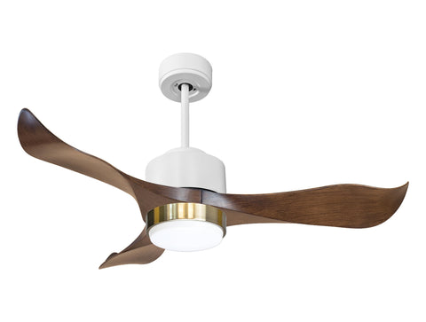 Ventilador de Techo Ultra silencioso de bajo consumo DC WakatobiD106C02LED66116