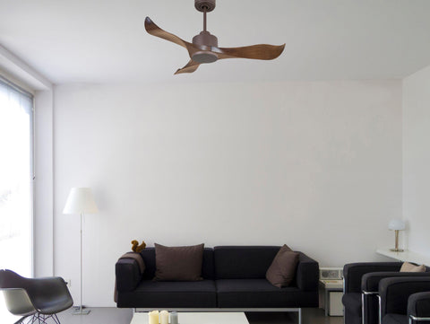 Ventilador de techo Reversible Termostato Wifi Motor DC Techos Inclinados Mando a Distancia Adaptador 2/3 Aspas Hypersilence Memoria 7