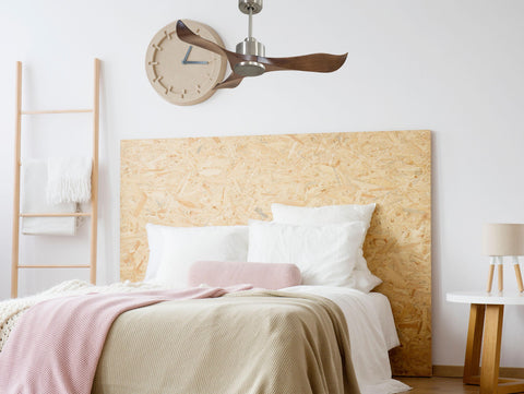 Ventilador de techo Reversible Termostato Wifi Motor DC Techos Inclinados Mando a Distancia Adaptador 2/3 Aspas Hypersilence Memoria 7