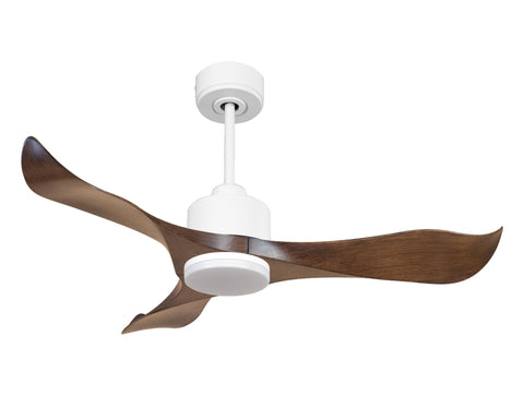 Ventilador de techo Reversible Termostato Dimable Wifi Motor DC Techos Inclinados Mando a Distancia Luz tres tonos Adaptador 2/3 Aspas Hypersilence Memoria 1