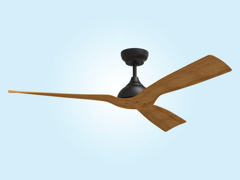 Ventilador de techo DC marrÃ³n con aspas de 132cm para 35m2