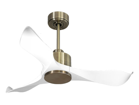 Ventilador de techo Reversible Termostato Wifi Motor DC Techos Inclinados Mando a Distancia Adaptador 2/3 Aspas Hypersilence Memoria 1