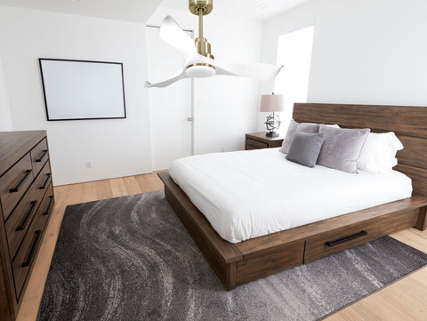 Ventilador de techo Reversible Termostato Dimable Wifi Motor DC Techos Inclinados Mando a Distancia Luz tres tonos Adaptador 2/3 Aspas Hypersilence Memoria 3