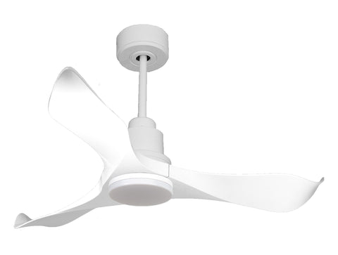 Ventilador de techo Reversible Termostato Dimable Wifi Motor DC Techos Inclinados Mando a Distancia Luz tres tonos Adaptador 2/3 Aspas Hypersilence Memoria 1