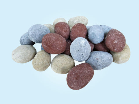 Piedras decorativas de varios colores